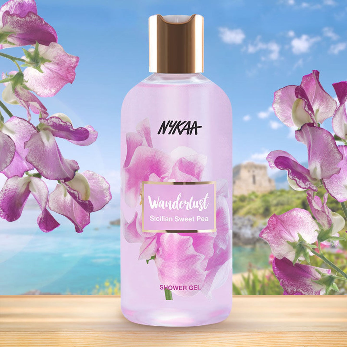 Nykaa Wanderlust Sicilian Floral Bloom Shower Gel