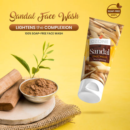 Ozone Sandal Face Wash With Goodness Of Sandalwood For All Skin Types