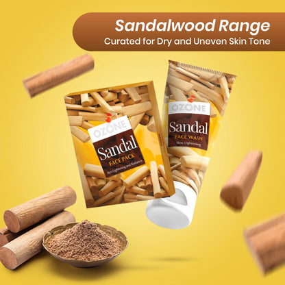 Ozone Sandal Face Wash With Goodness Of Sandalwood For All Skin Types