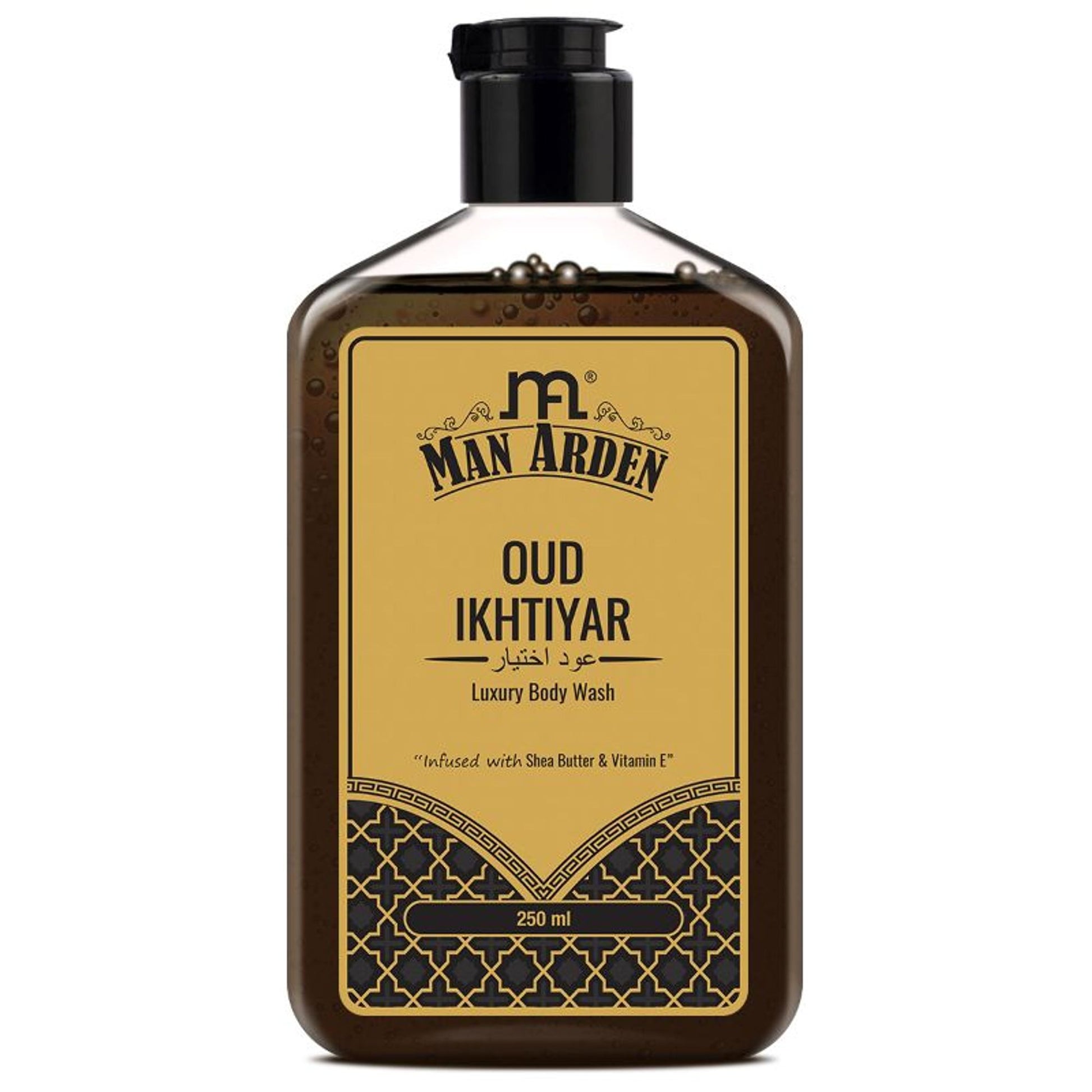 Man Arden Oud Ikhtiyar Luxury Body Wash Infused With Shea Butter & Vitamin E