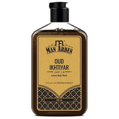 Man Arden Oud Ikhtiyar Luxury Body Wash Infused With Shea Butter & Vitamin E