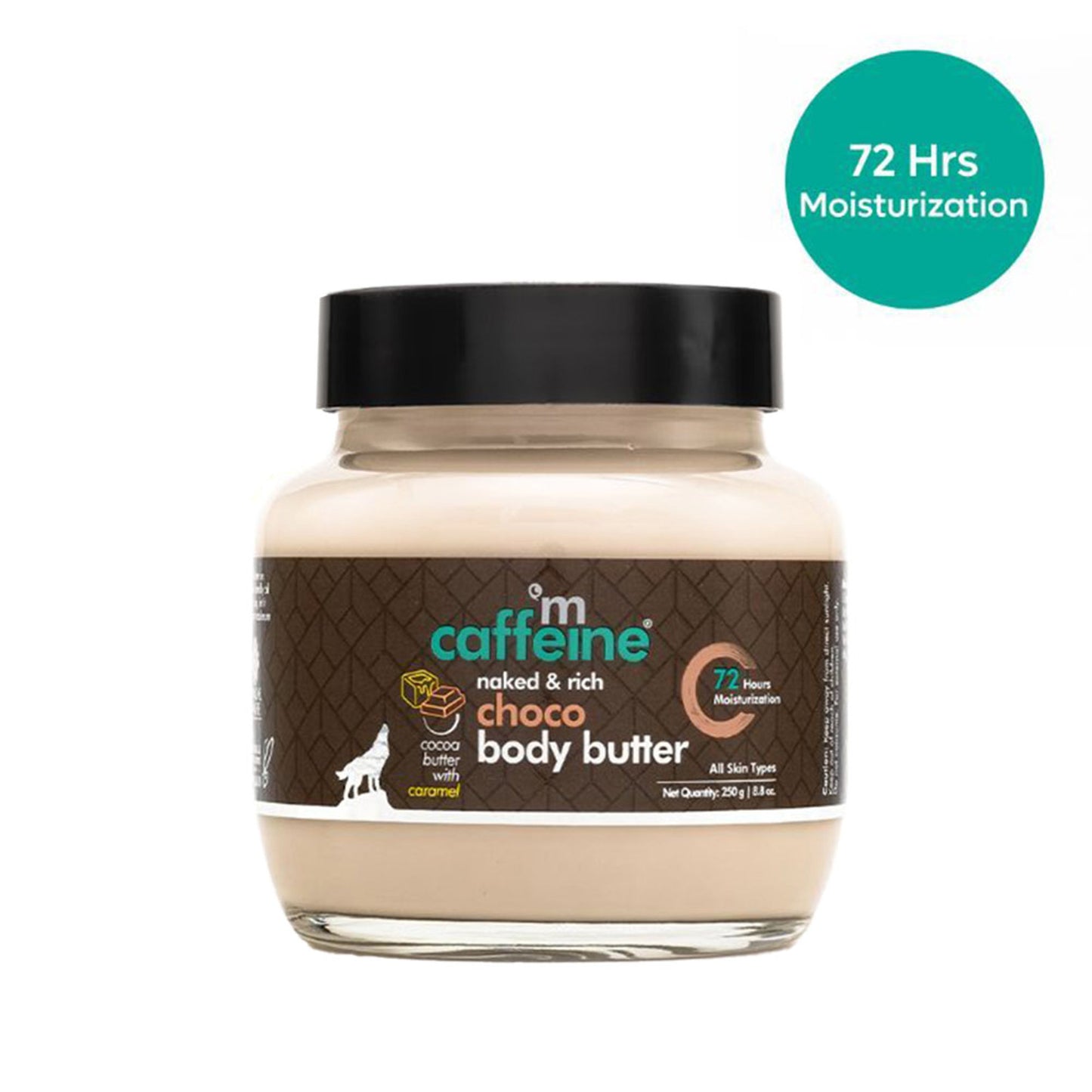 MCaffeine Choco & Shea Body Butter - 72Hrs Moisturization & Stretch Marks Reduction
