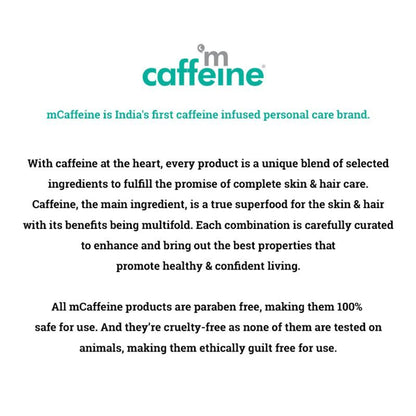 MCaffeine Choco & Shea Body Butter - 72Hrs Moisturization & Stretch Marks Reduction