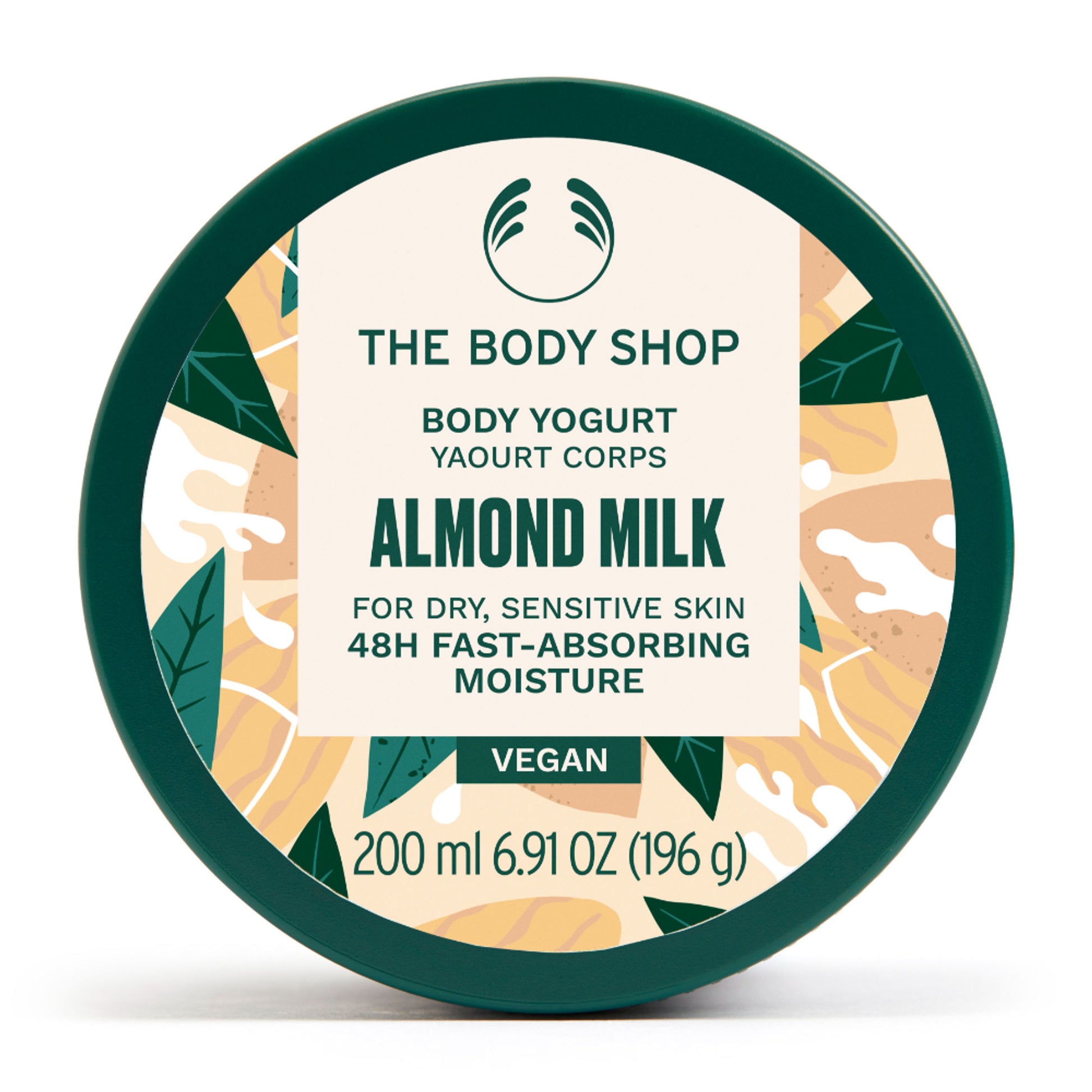 The Body Shop Almond Milk Body Yogurt, 48-Hour Hydration, For Sensitive Skin