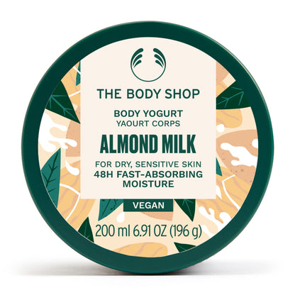 The Body Shop Almond Milk Body Yogurt, 48-Hour Hydration, For Sensitive Skin