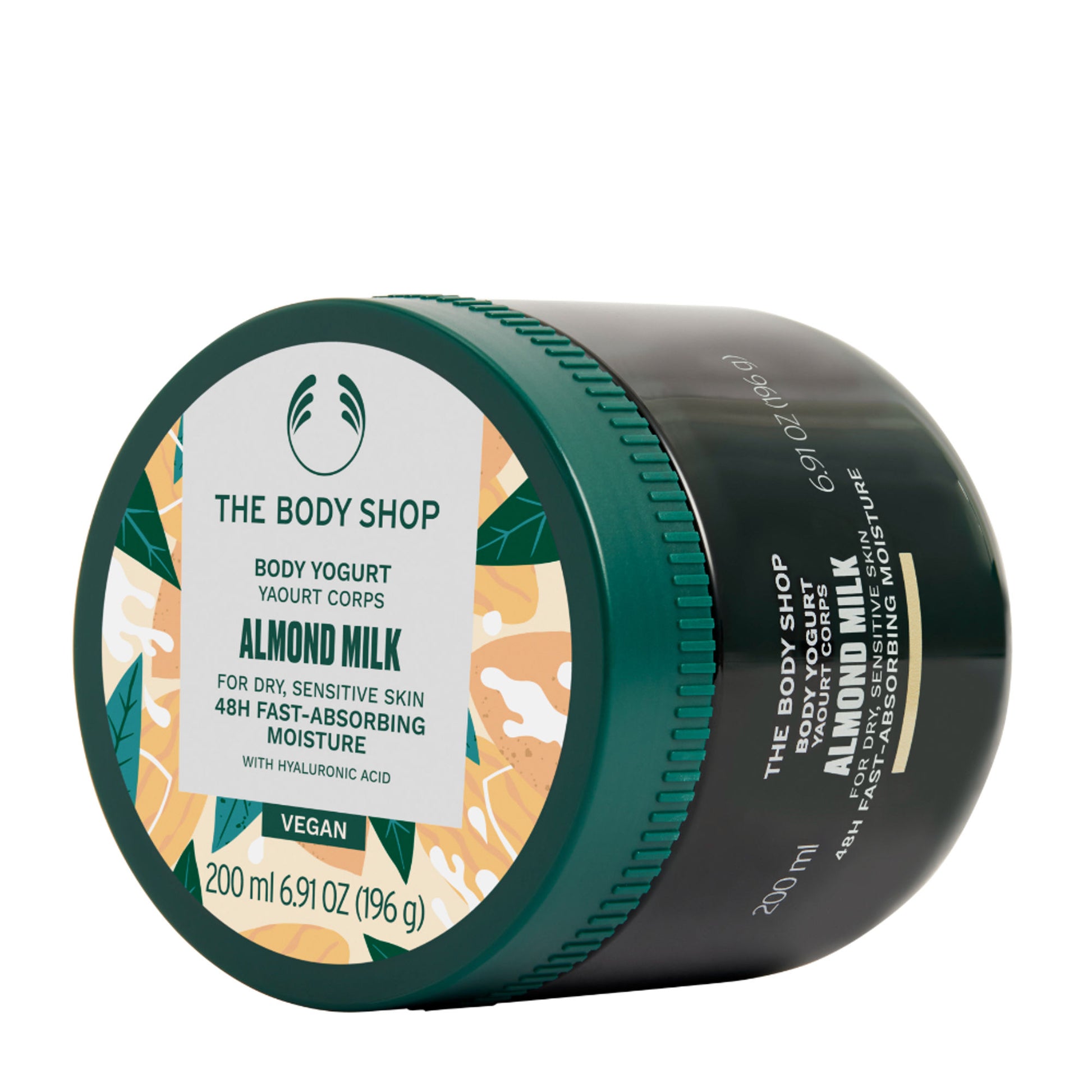 The Body Shop Almond Milk Body Yogurt, 48-Hour Hydration, For Sensitive Skin