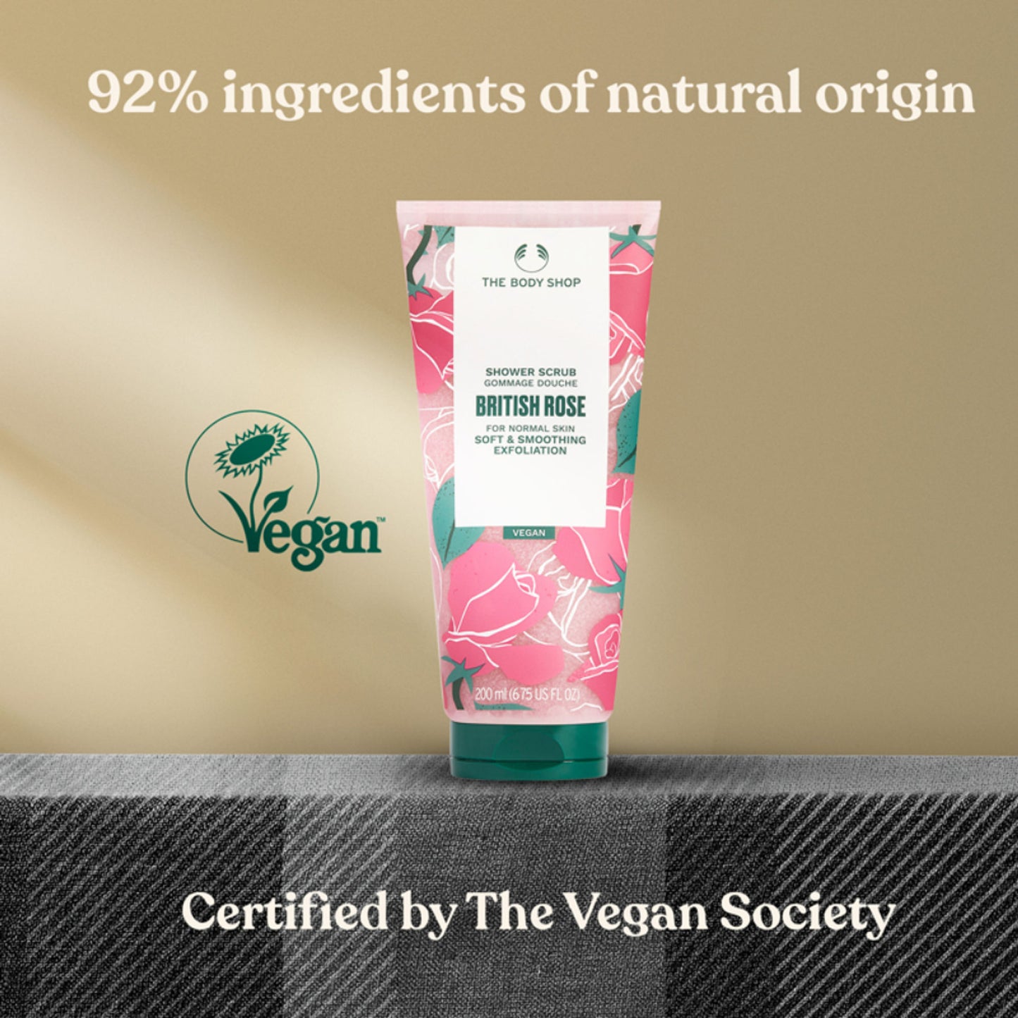 The Body Shop British Rose Shower Scrub