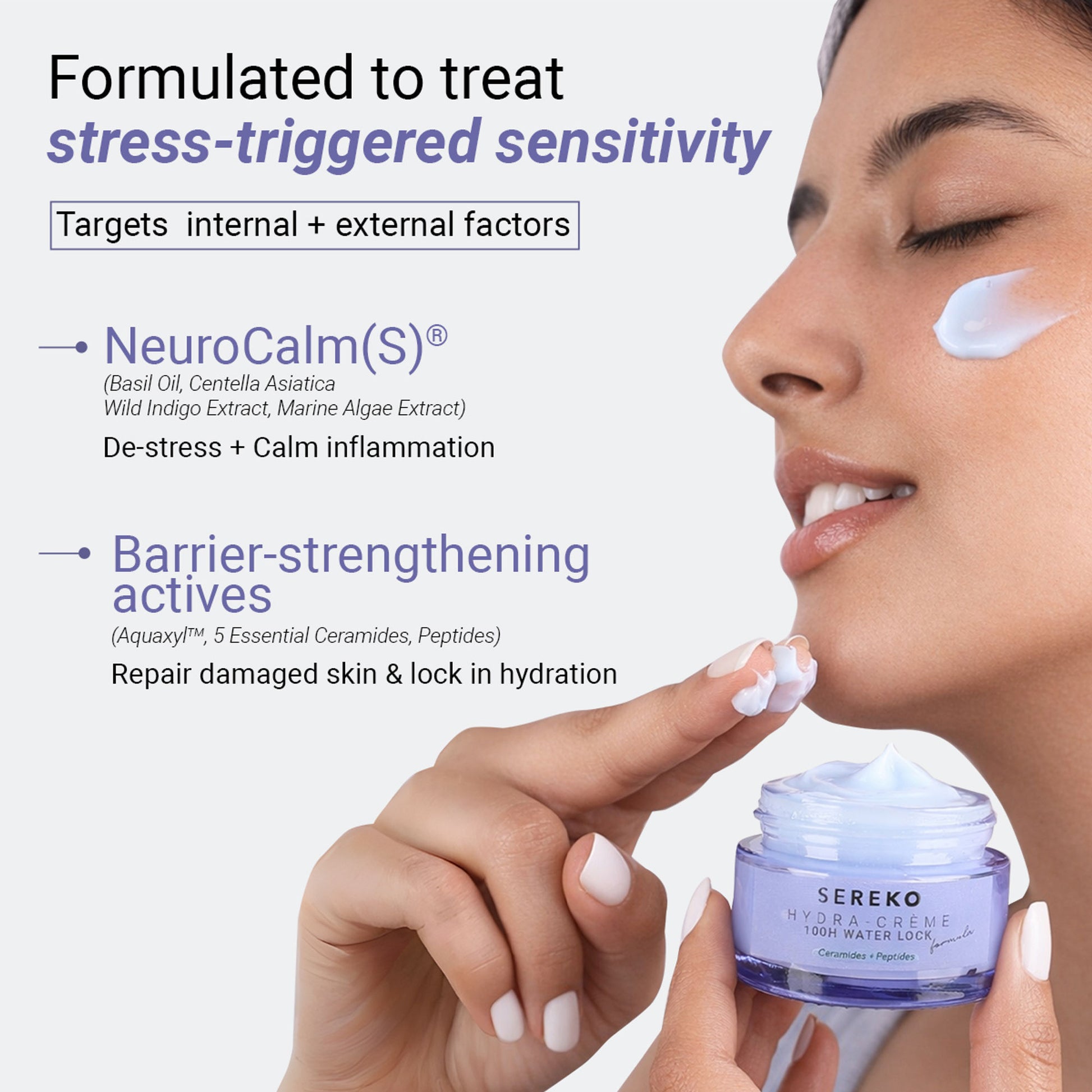 Sereko Hydra Crème 100H Water Lock Calming Moisturizer