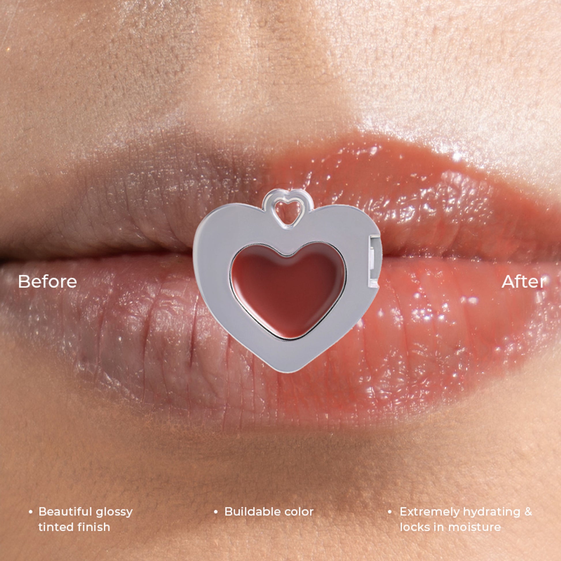 Praush Beauty Love Crush Tinted Lip Balm - Milk Tea