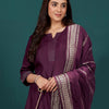 Dhiyona VA Women's Regular Kurta with Trousers & With Dupatta