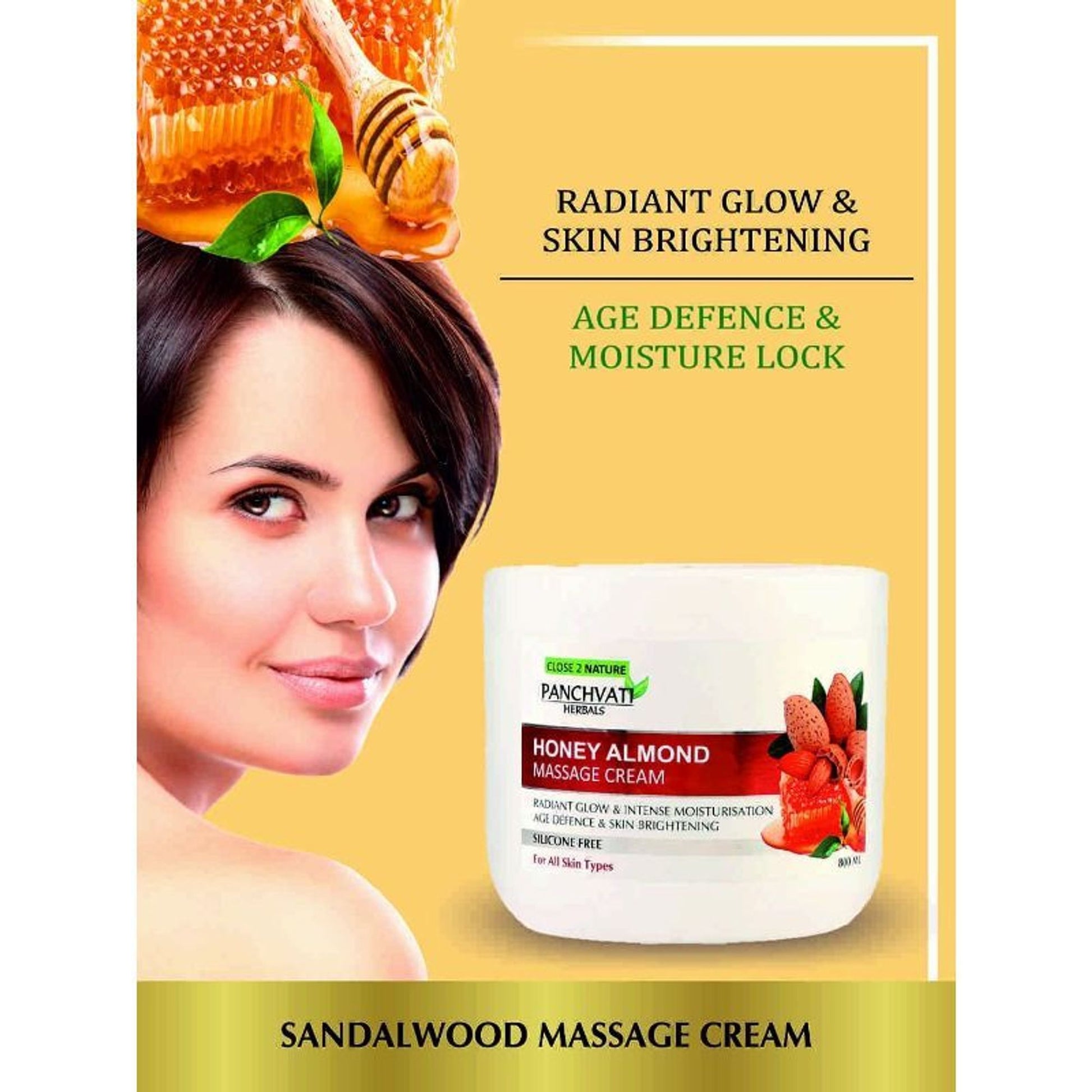 Panchvati Herbals Honey Almond Massage Cream