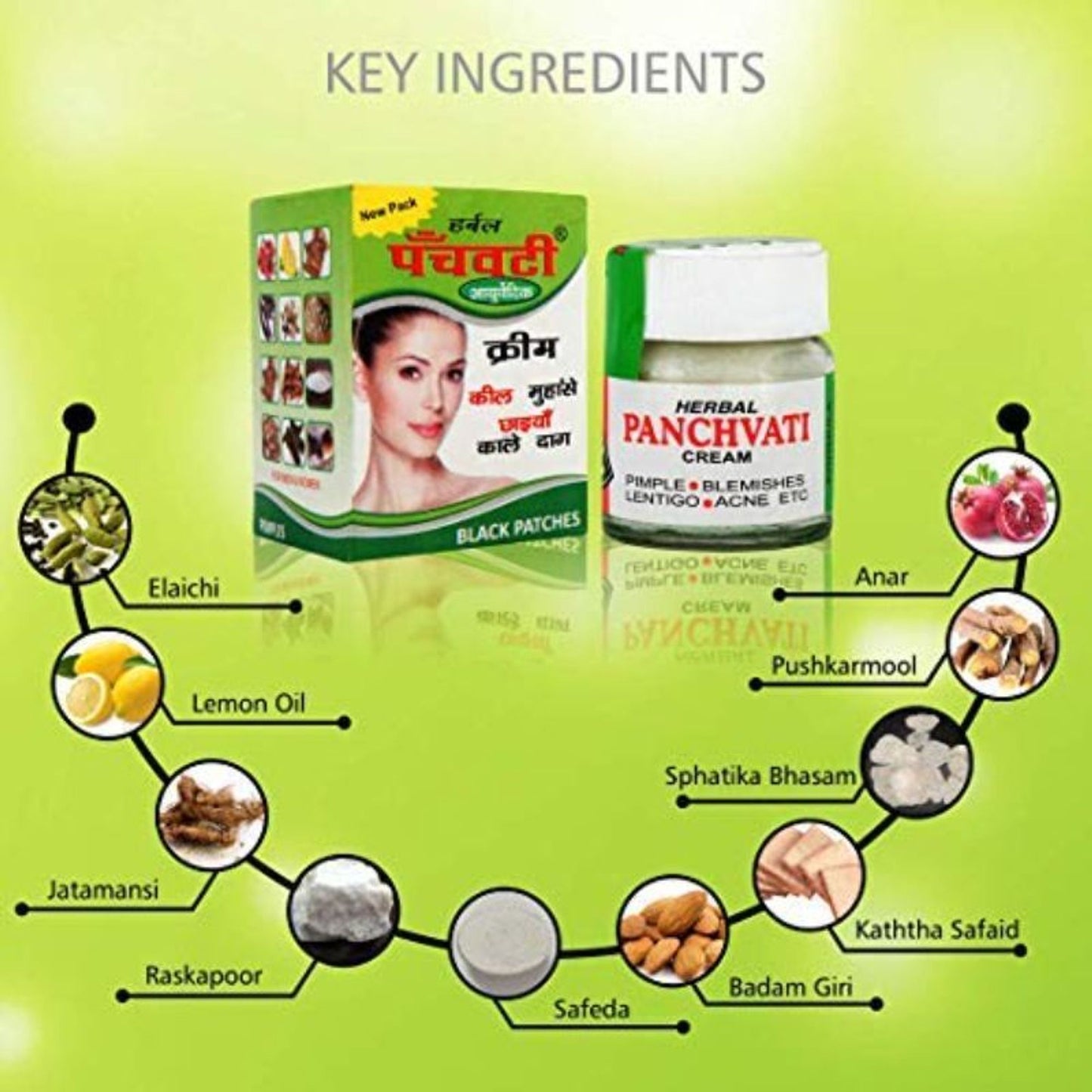 Panchvati Herbals Face Cream For Men & Women - Pack Of 2
