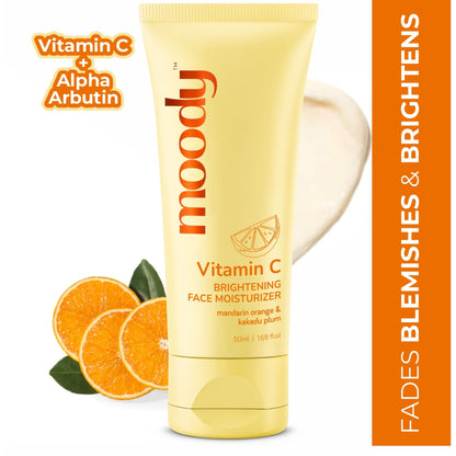 Moody 5% Vitamin C Brightening Face MoisturizerWith Mandarin Orange & Kakadu Plum