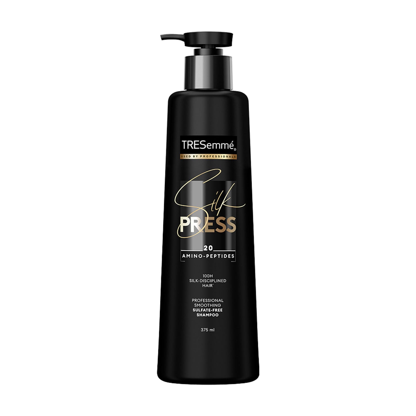 Tresemme Silk Press Sulfate Free Shampoo with Amino Peptides for Smooth & Straight Hair
