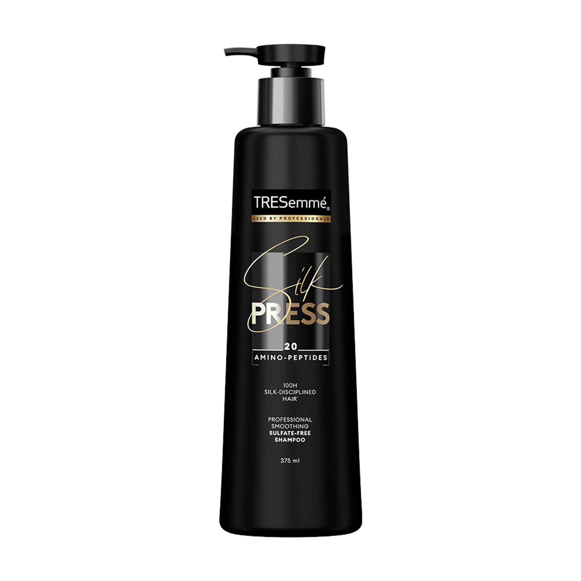 Tresemme Silk Press Sulfate Free Shampoo with Amino Peptides for Smooth & Straight Hair