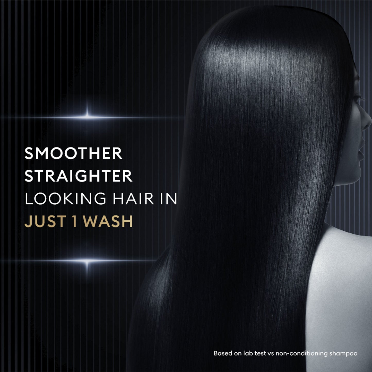 Tresemme Silk Press Sulfate Free Shampoo with Amino Peptides for Smooth & Straight Hair