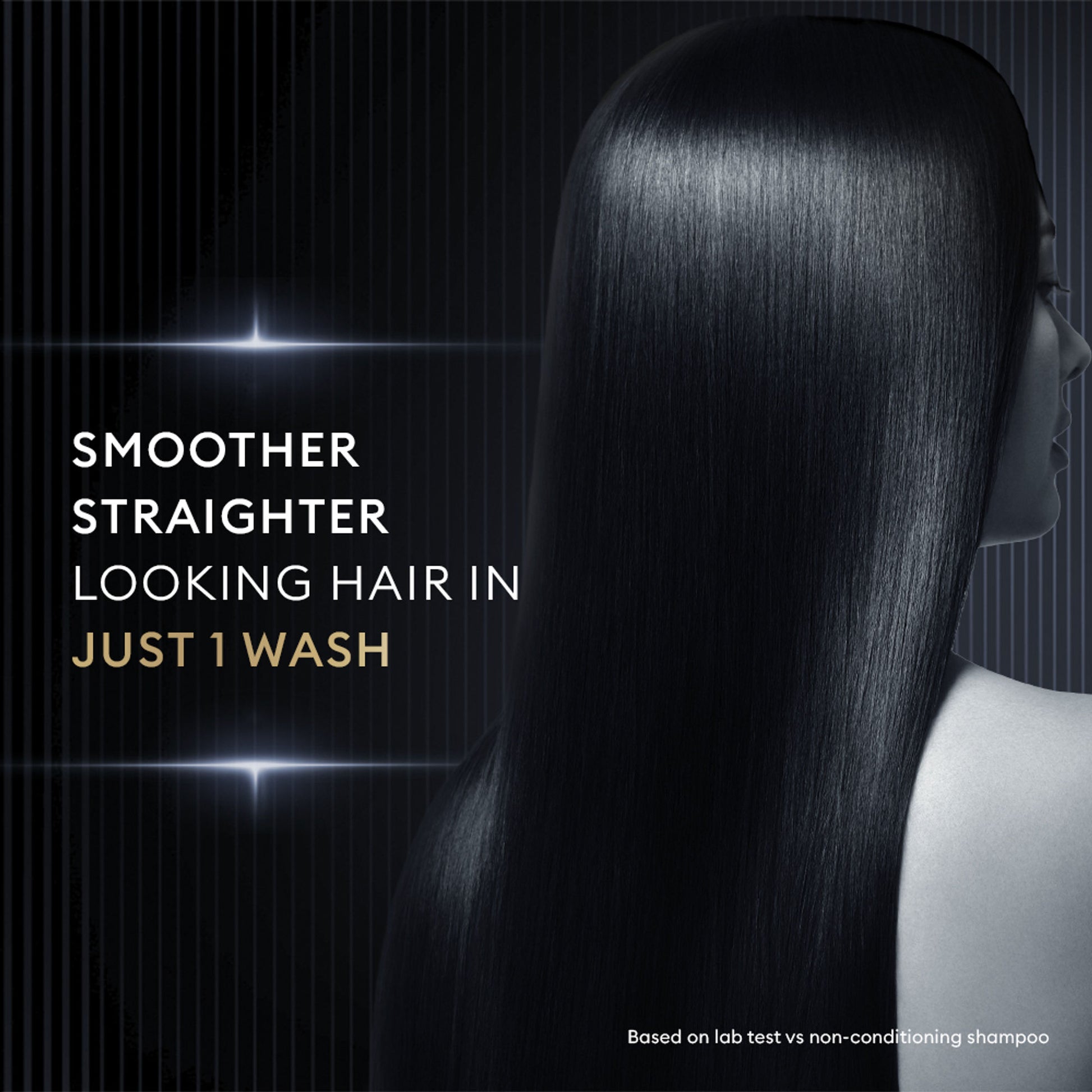 Tresemme Silk Press Sulfate Free Shampoo with Amino Peptides for Smooth & Straight Hair
