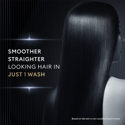 Tresemme Silk Press Sulfate Free Shampoo with Amino Peptides for Smooth & Straight Hair