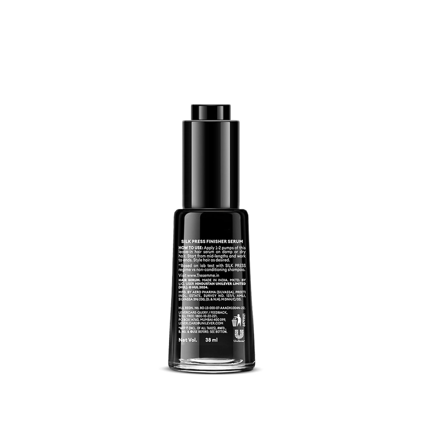 Tresemme Silk Press Hair Serum +72 Hr Frizz Control for Smooth, Straight Hair & Shine