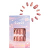 Gush Beauty Nailed It Reusable Luxury Press On Nails (Round Shape) - Peony Pink