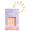 Gush Beauty Nailed It Reusable Luxury Press On Nails (Round Shape) - Summer Flowers