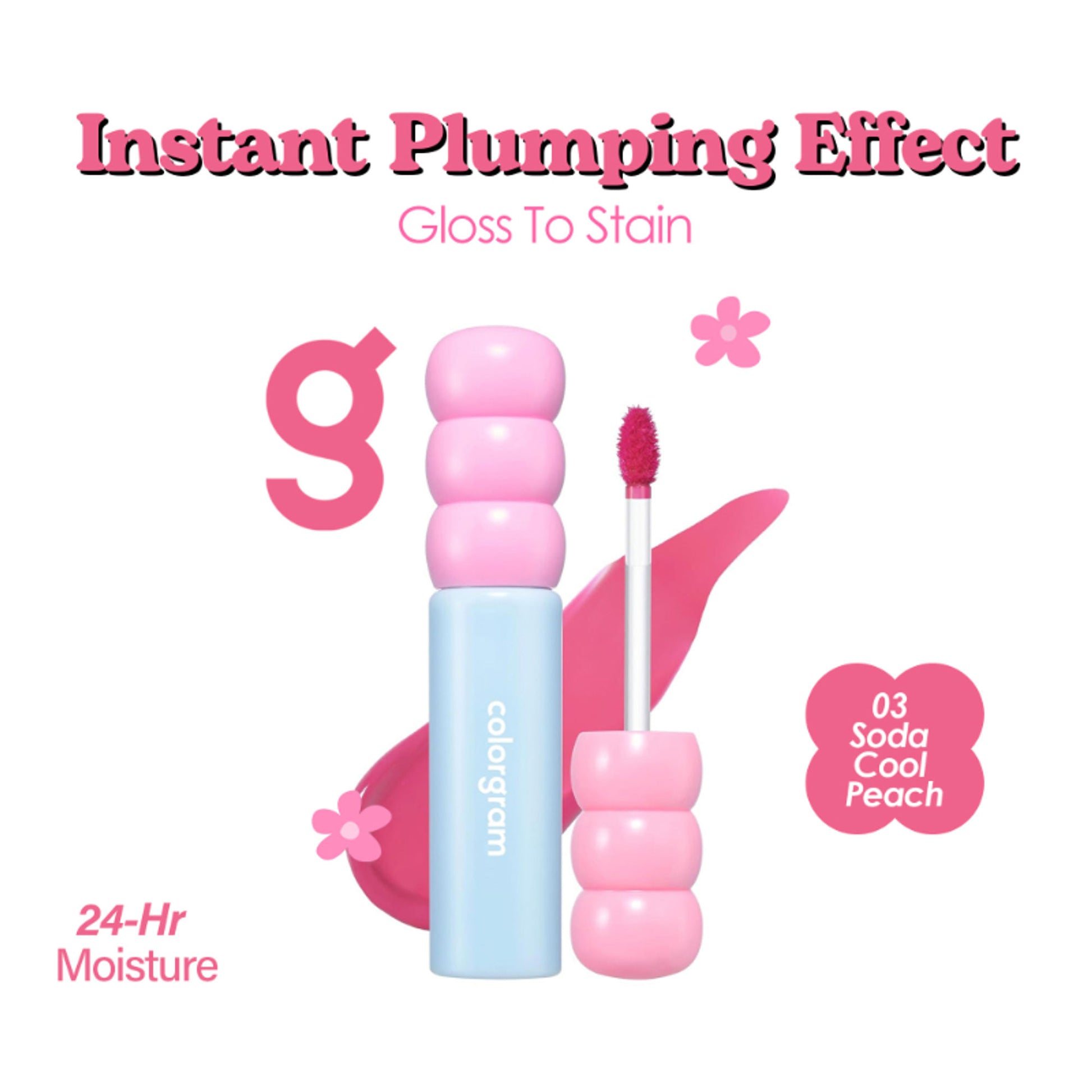 COLORGRAM Fruity Glass Tint - 03 Soda Cool Peach