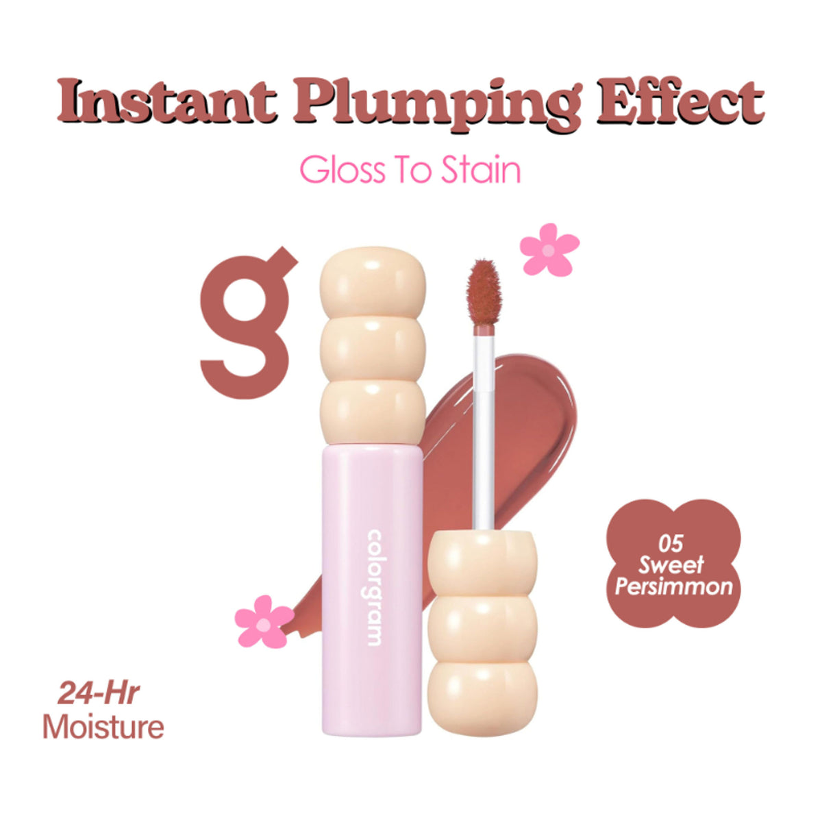 COLORGRAM Fruity Glass Tint - 05 Sweet Persimmon