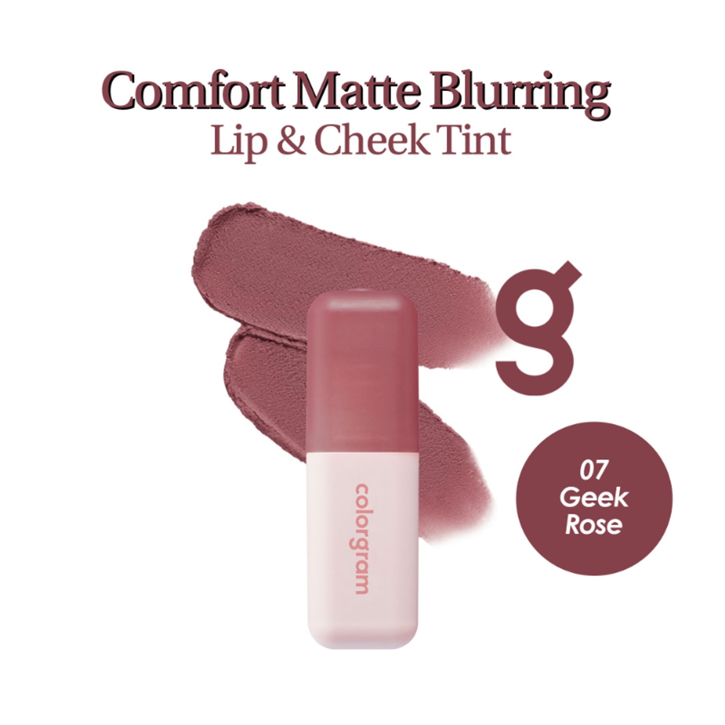 COLORGRAM Nude Blur Tint - 07 Geek Rose