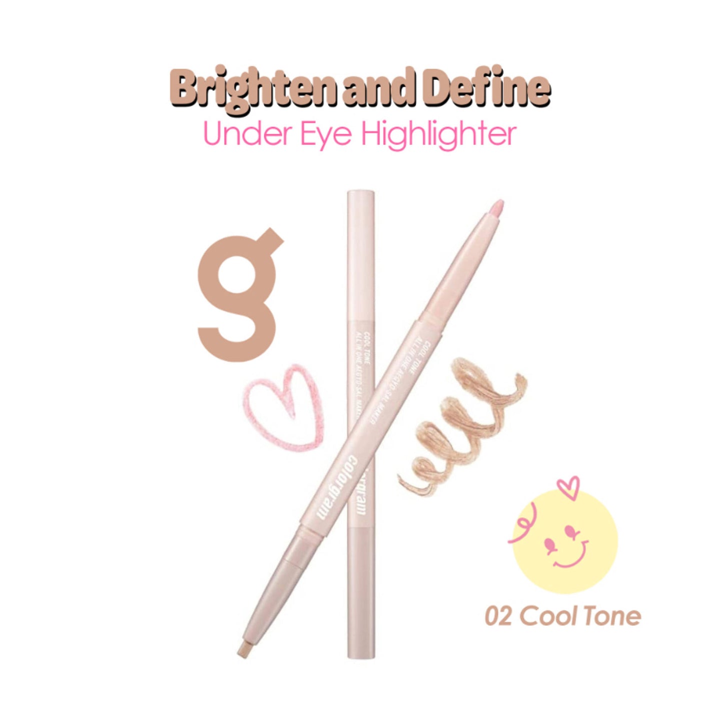 COLORGRAM All In One Aegyo-Sal Maker - 02 Cool Tone
