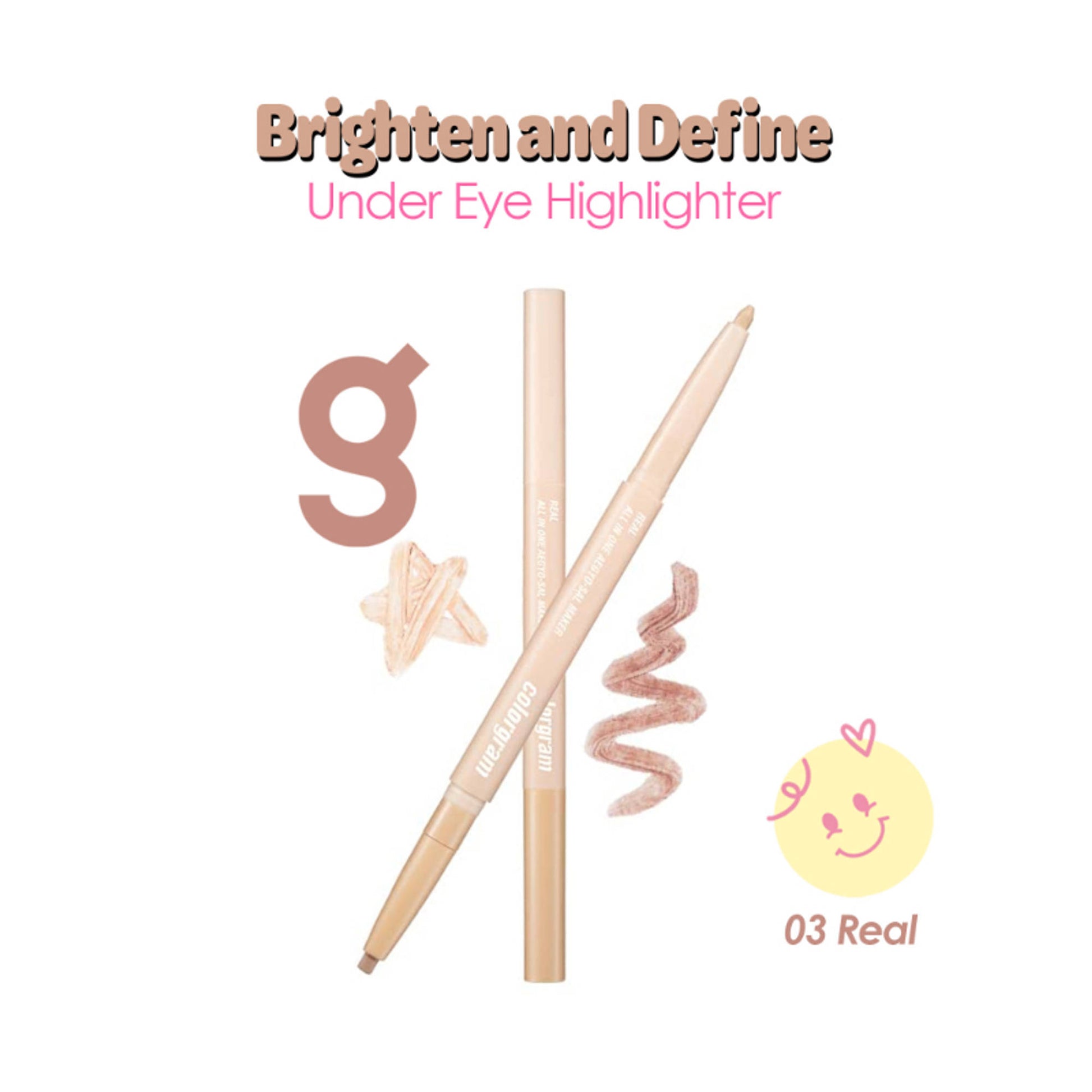 COLORGRAM All In One Aegyo-Sal Maker - 03 Real