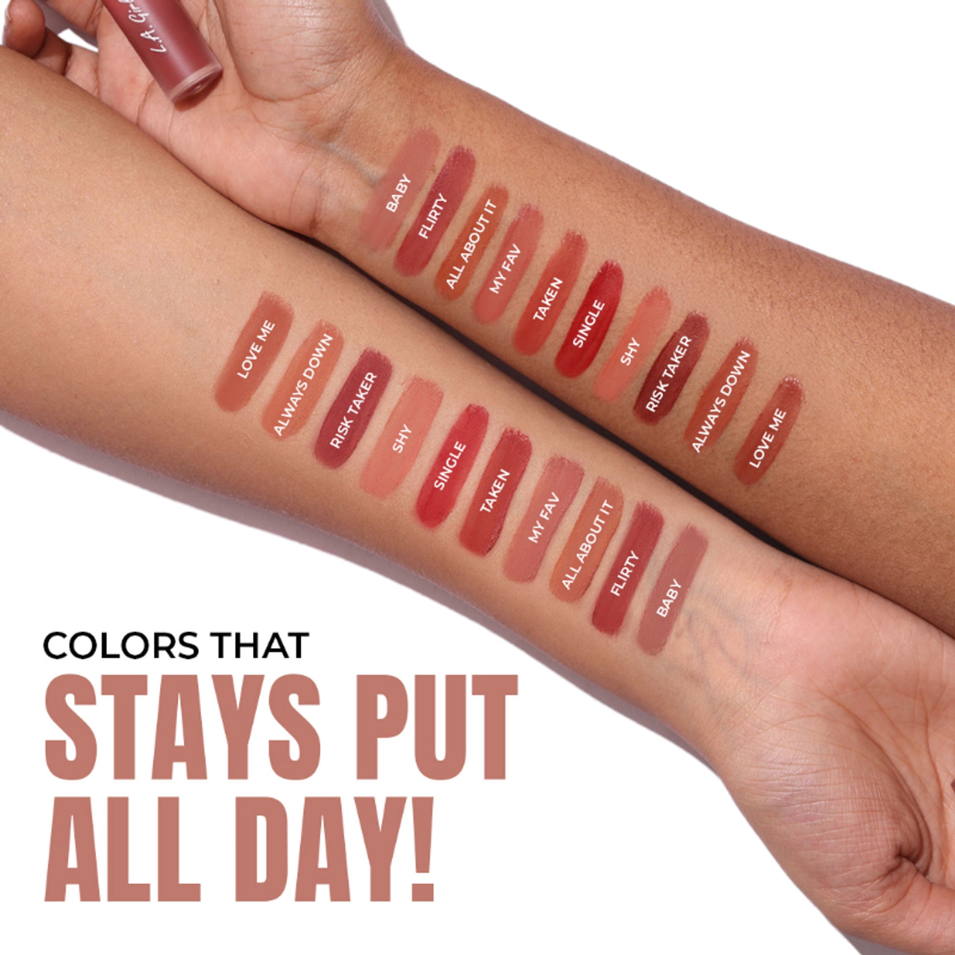 L.A. Girl Lip Haze Blurring Soft Matte Lip Color - Taken