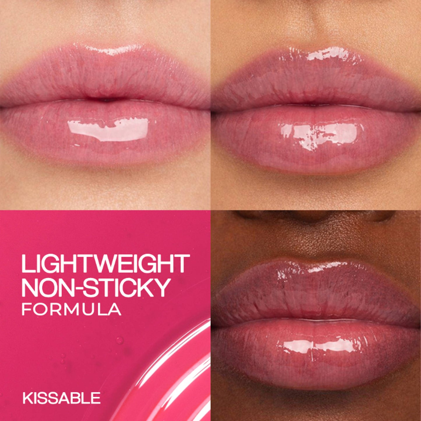L.A. Girl On Cloud Nine Glazed Lippie Lipgloss Lip Serum - Kissable