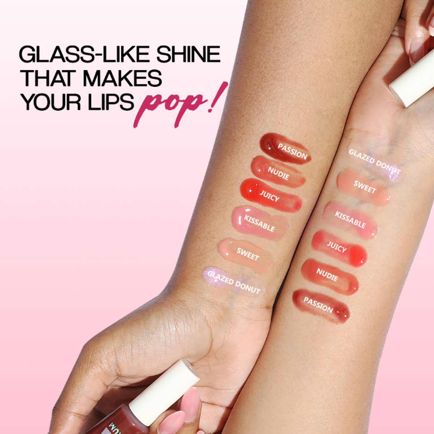 L.A. Girl On Cloud Nine Glazed Lippie Lipgloss Lip Serum - Passion