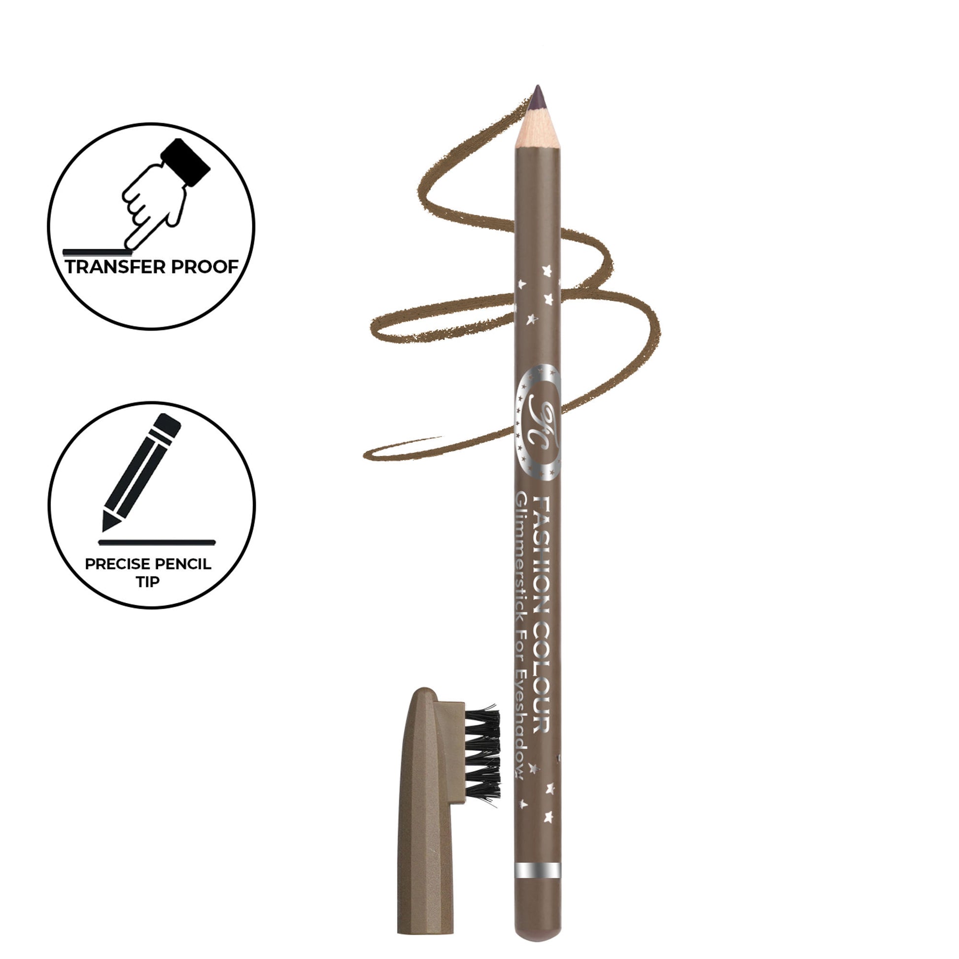 FASHION COLOUR Glimmerstick Eyebrow Pencil - EB04 Chatain