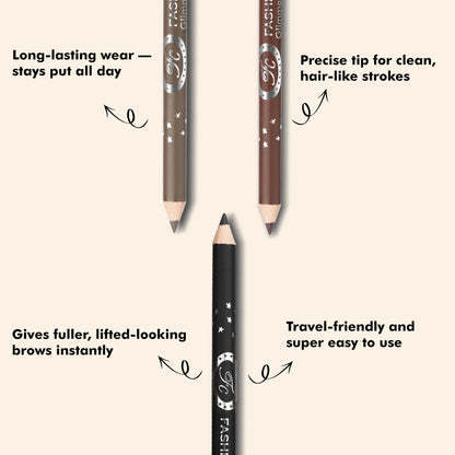FASHION COLOUR Glimmerstick Eyebrow Pencil - EB04 Chatain