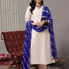 Dhiyona SN Women's V-Neck Straight Kurta With Trousers & Dupatta