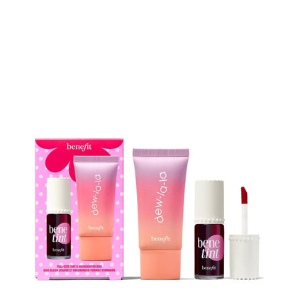 Benefit Cosmetics Dew The Benetint Full-Size Rose-Tinted Lip & Cheek Stain And Liquid Highlighter