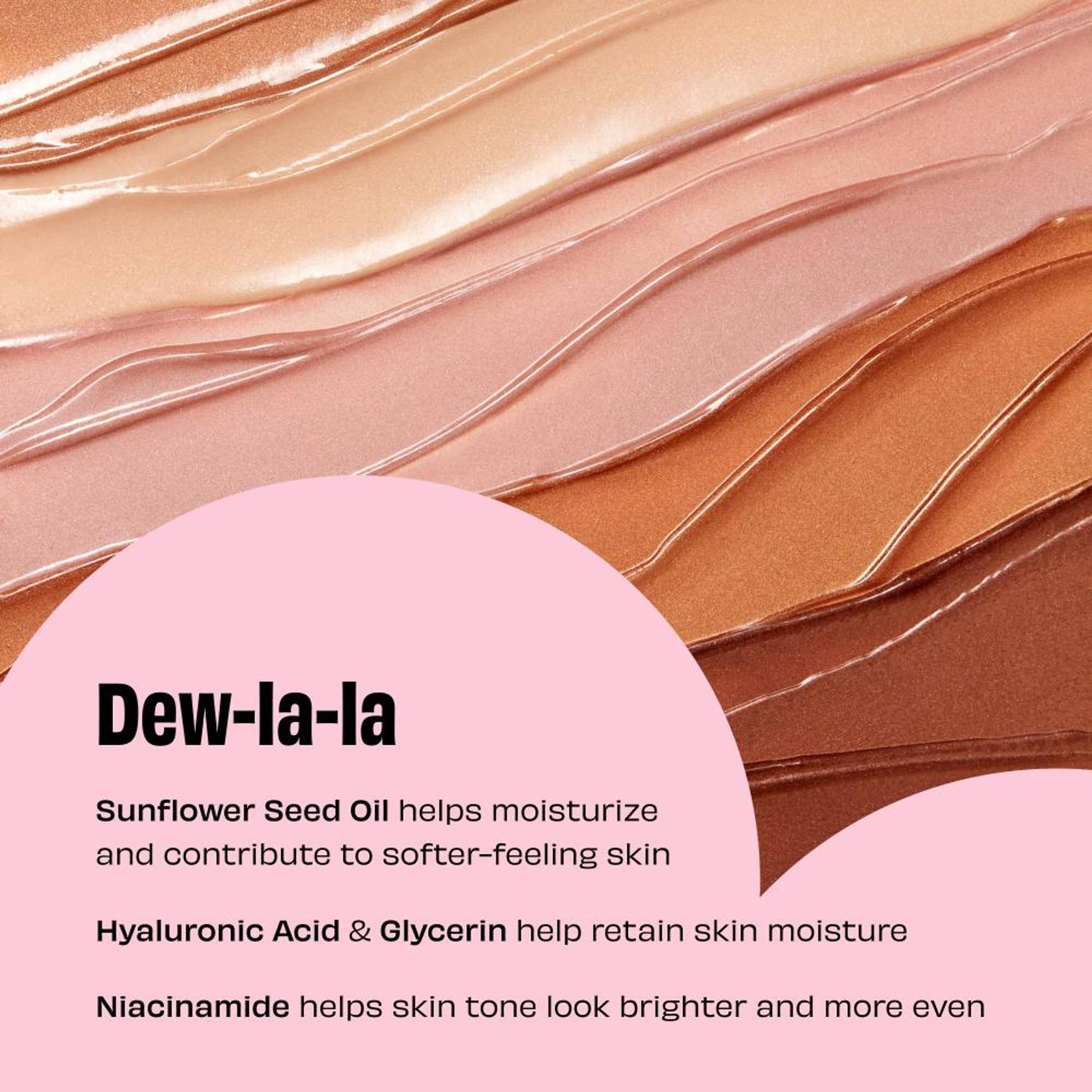 Benefit Cosmetics Dew The Benetint Full-Size Rose-Tinted Lip & Cheek Stain And Liquid Highlighter