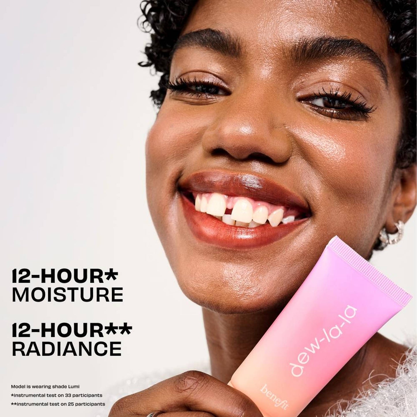 Benefit Cosmetics Dew The Benetint Full-Size Rose-Tinted Lip & Cheek Stain And Liquid Highlighter