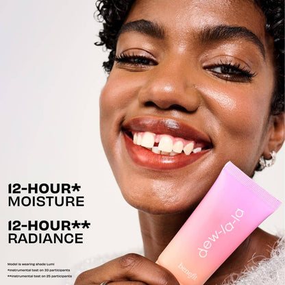 Benefit Cosmetics Dew The Benetint Full-Size Rose-Tinted Lip & Cheek Stain And Liquid Highlighter