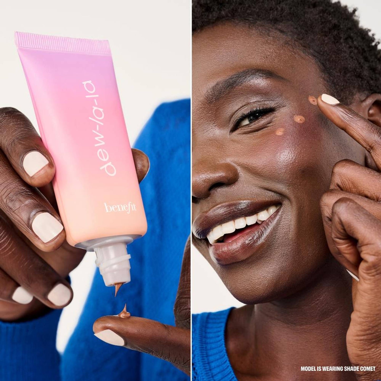 Benefit Cosmetics Dew The Benetint Full-Size Rose-Tinted Lip & Cheek Stain And Liquid Highlighter