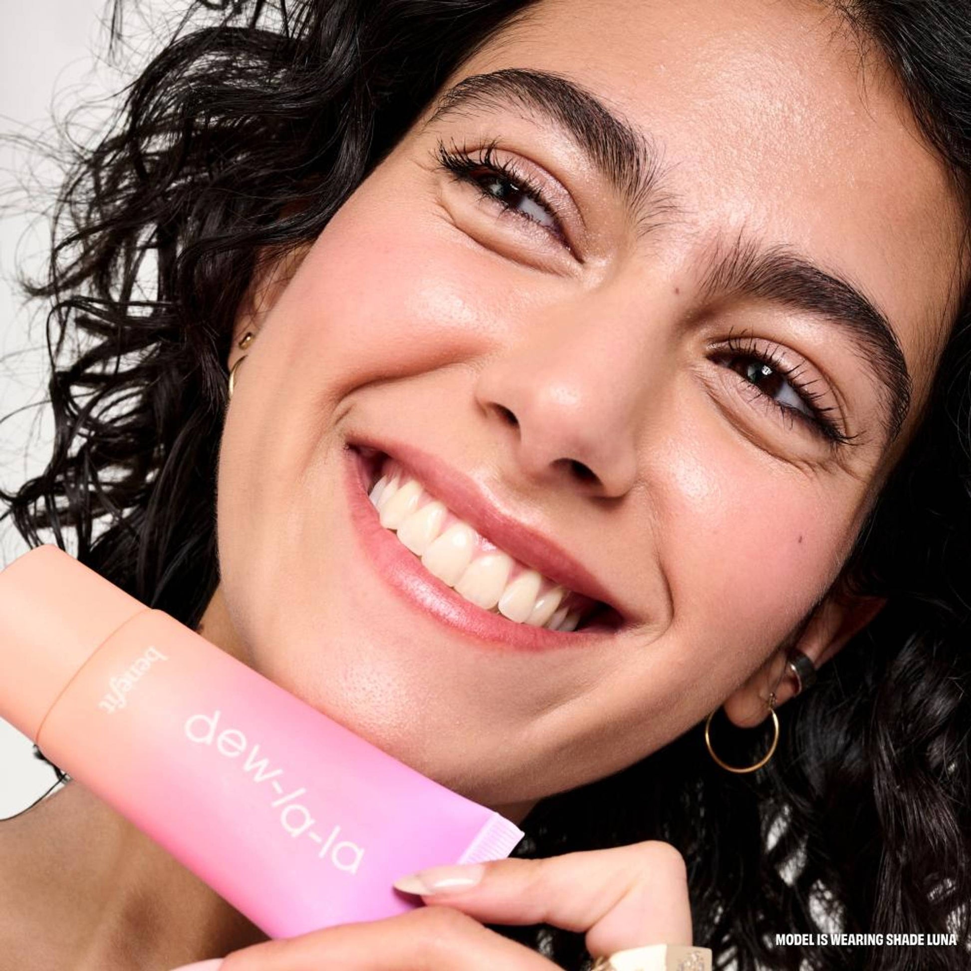 Benefit Cosmetics Dew The Benetint Full-Size Rose-Tinted Lip & Cheek Stain And Liquid Highlighter