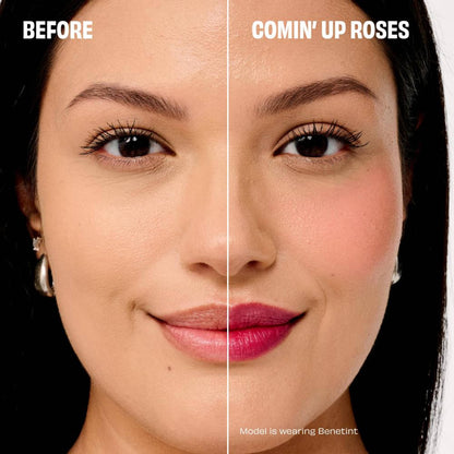 Benefit Cosmetics Dew The Benetint Full-Size Rose-Tinted Lip & Cheek Stain And Liquid Highlighter