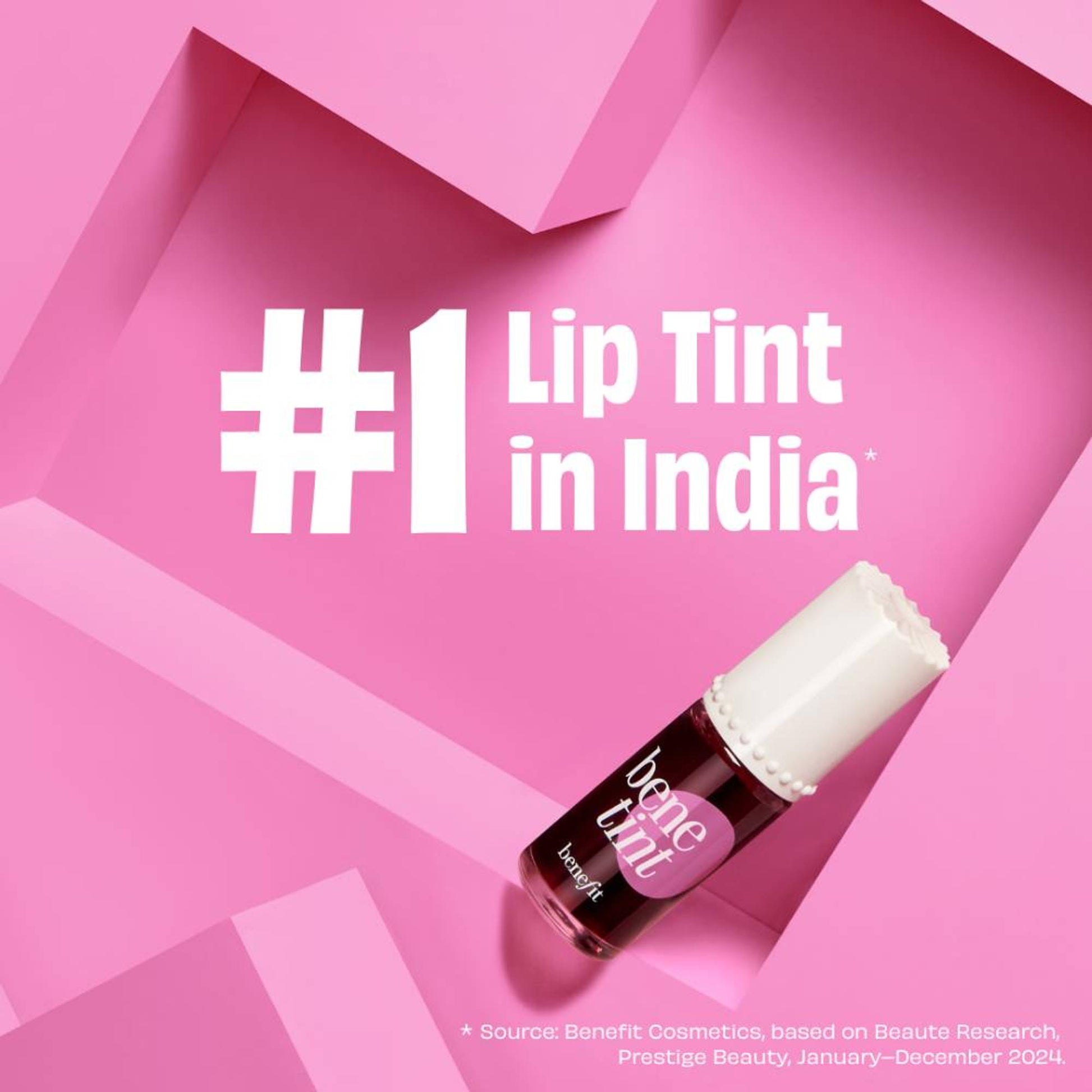 Benefit Cosmetics Dew The Benetint Full-Size Rose-Tinted Lip & Cheek Stain And Liquid Highlighter