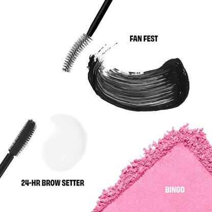 Benefit Cosmetics Benebingo Full-Size Mascara & Brow Setting Gel And Mini Limited-Edition Blush