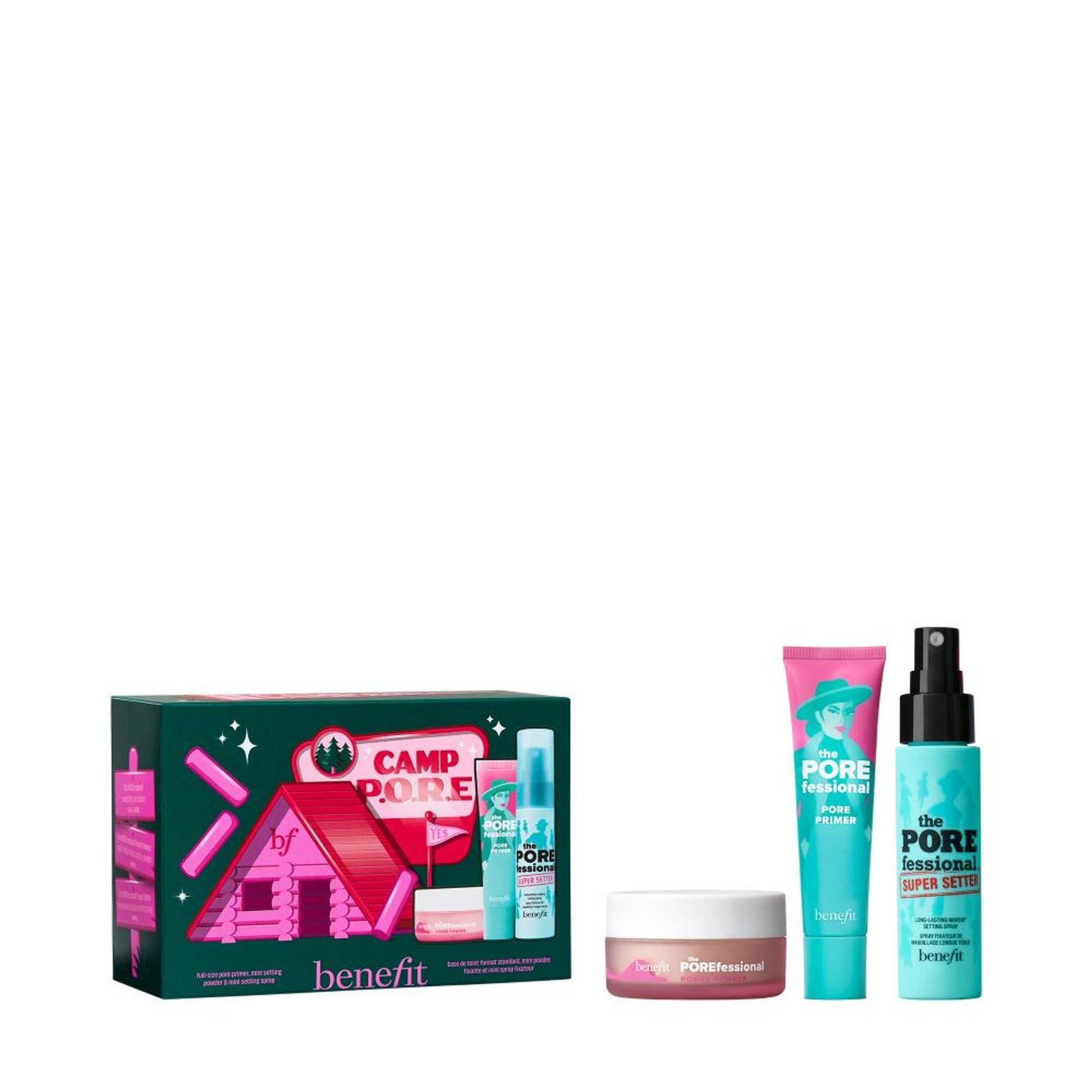 Benefit Cosmetics Camp P.O.R.E. Priming & Setting Trio