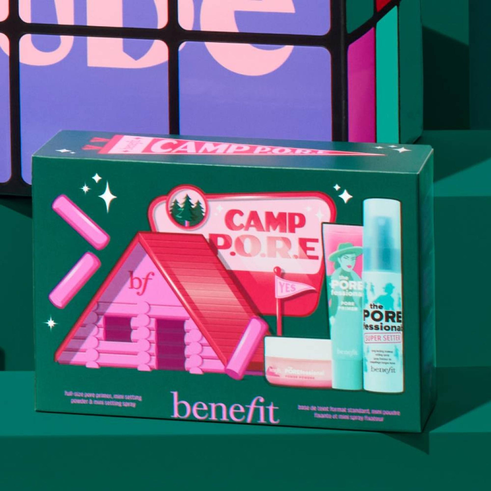 Benefit Cosmetics Camp P.O.R.E. Priming & Setting Trio