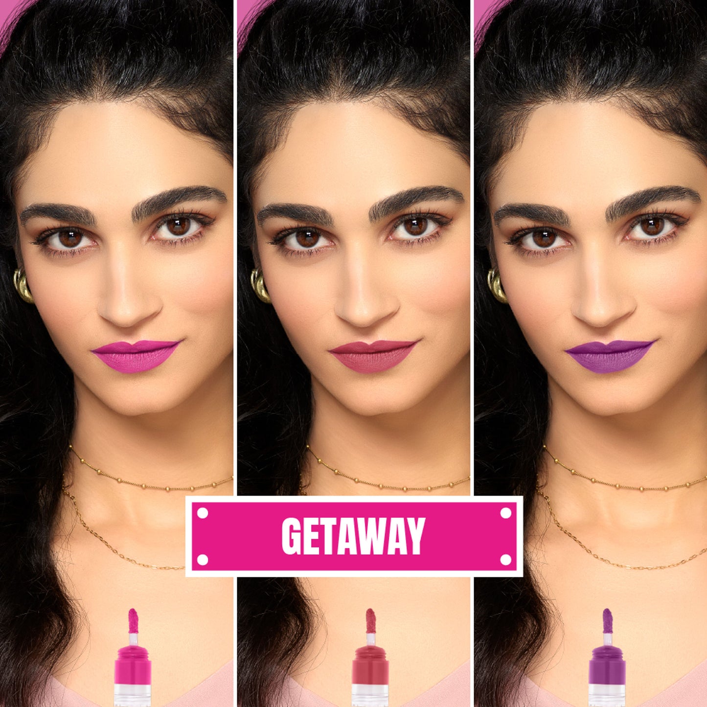 Elle 18 Lit Lip Stack Liquid Lipstick - Getaway