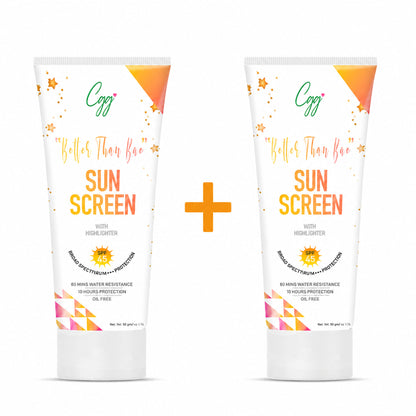 CGG Better than Bae Sunscreen Cream with highlighter Spf 45 PA+++