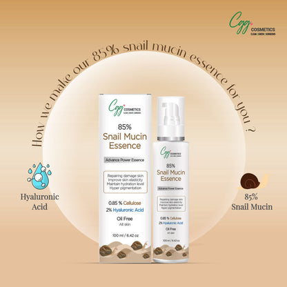 CGG Cosmetics slay with 70% Snail Mucin Essence, Snail Cellulose Buy 1 Get 1 Free
